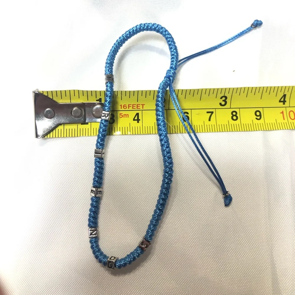 🆕 FRIENDS Silver and turquoise blue bracelet (813)